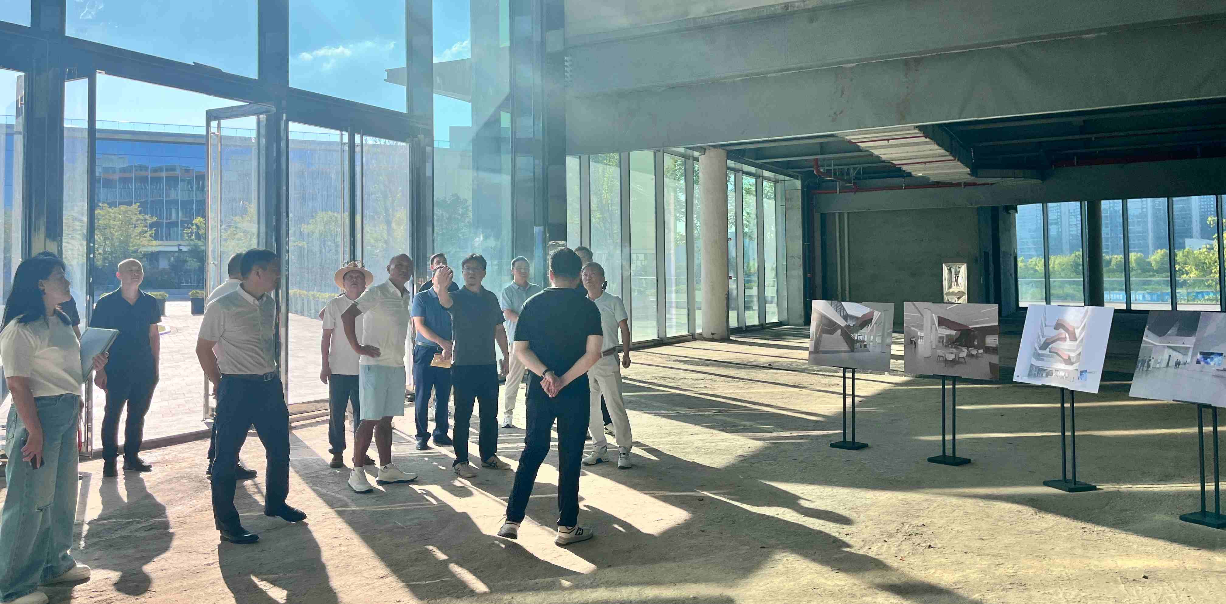 陈邦董事长亲临东方眼谷视察指导，现场调度加速项目建设进程