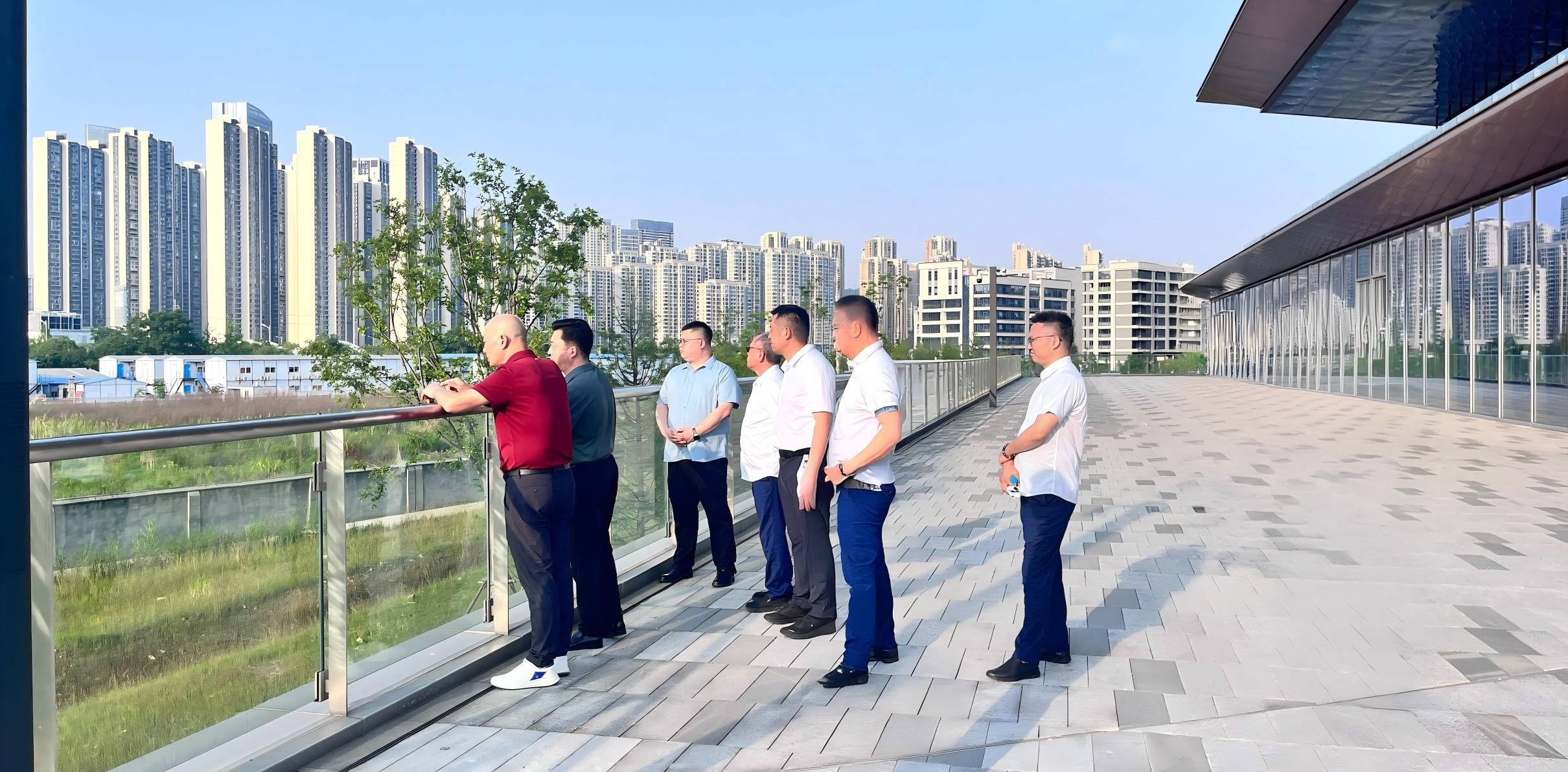 陈邦董事长莅临东方眼谷指导工作 为园区高质量发展赋能增效